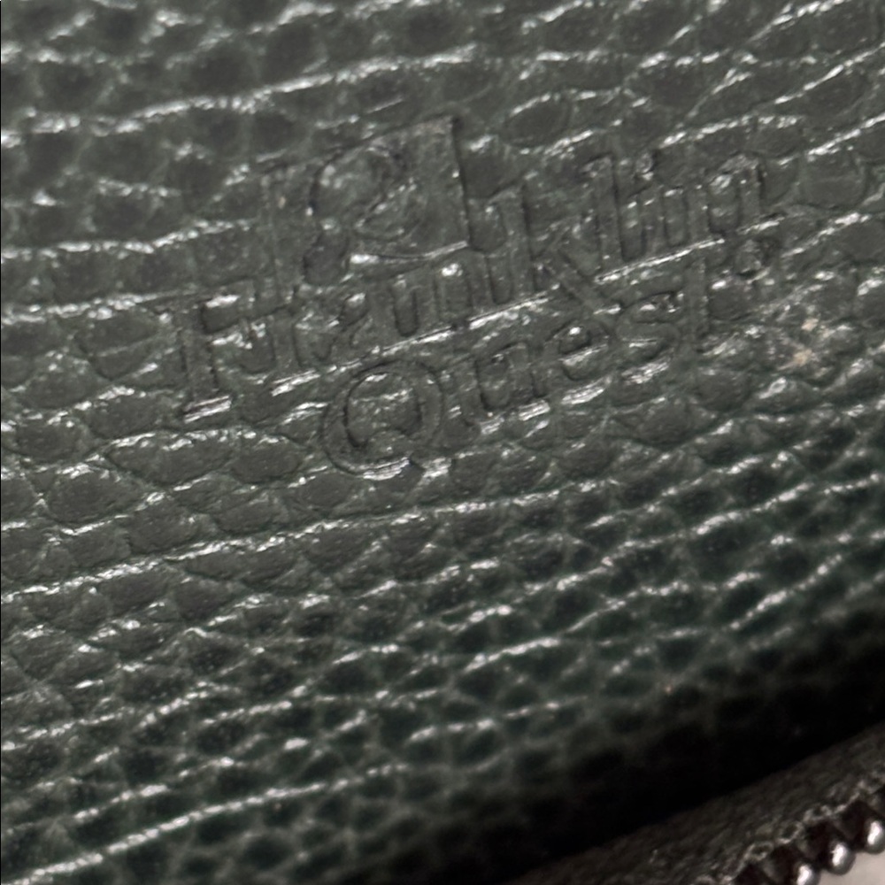 Analog: Franklin Quest All Leather Pocket Zipper Binder +Extras ; Made in USA - Picture 4 of 11